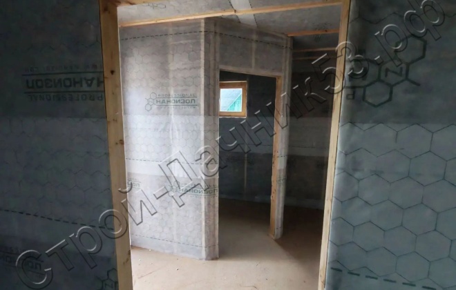 4 каркасный дом д–149, 10x7.5 м, 66 м², республика карелия, пряжинский район, посёлок матросы (9)